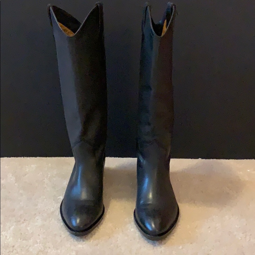 Frye Black Tall Boots 7